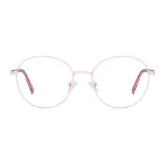 Round Rose Gold Eyeglasses