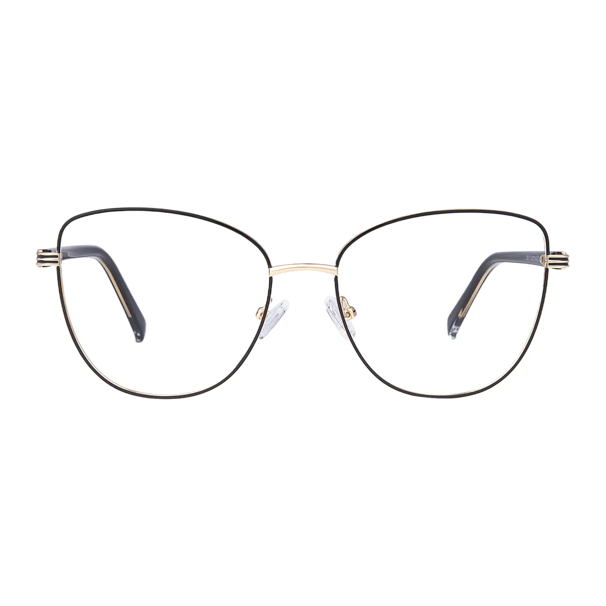 Square Black/Gold Eyeglasses