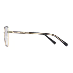 Square Black/Gold Eyeglasses