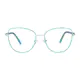 Square Green/Silver Eyeglasses