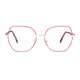 Square Red Eyeglasses