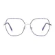 Square Purple Eyeglasses
