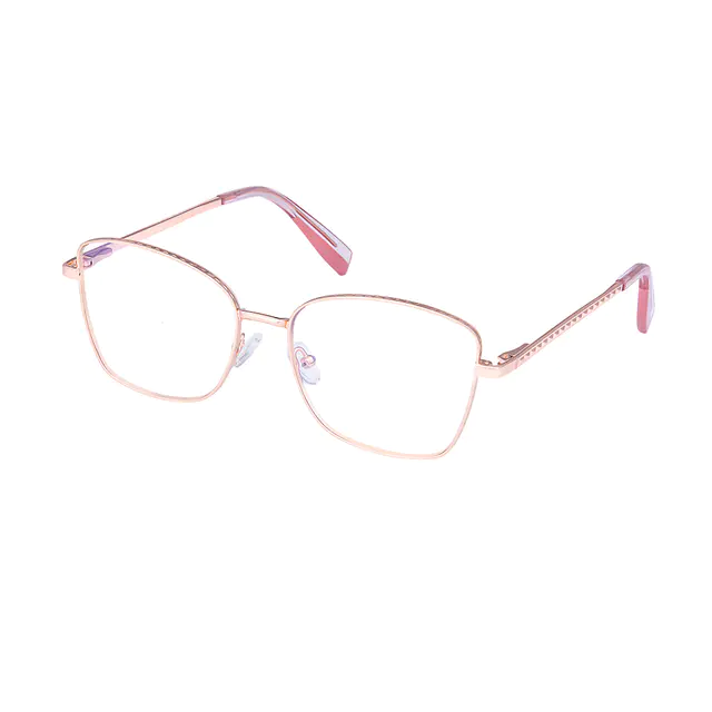 Square Rose Gold Eyeglasses