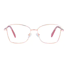 Square Rose Gold Eyeglasses