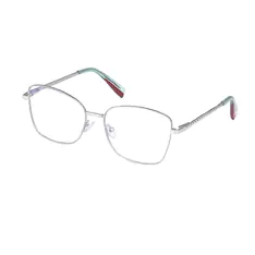 Square Silver Eyeglasses