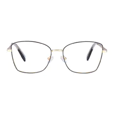 Square Black/Gold Eyeglasses