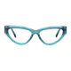 Cat-eye Transparent Green Eyeglasses