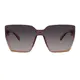 Square Light Brown Sunglasses