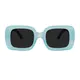 Square Green Sunglasses