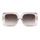 Square Light Brown Sunglasses