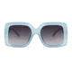 Square Blue Sunglasses