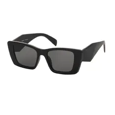 Square Matte Black Sunglasses