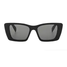 Square Matte Black Sunglasses