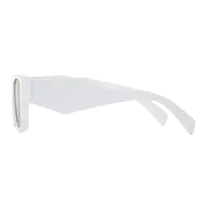 Square White Sunglasses