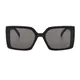 Square Black Sunglasses