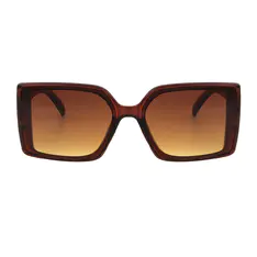 Square Light Brown Sunglasses