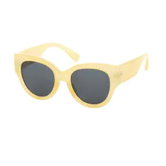 Oval  Yellow Sunglasses