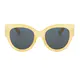 Oval  Yellow Sunglasses