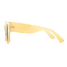 Oval  Yellow Sunglasses