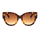 Oval Tortoiseshell Sunglasses