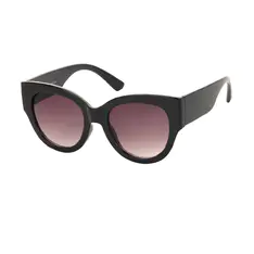 Oval Black Sunglasses