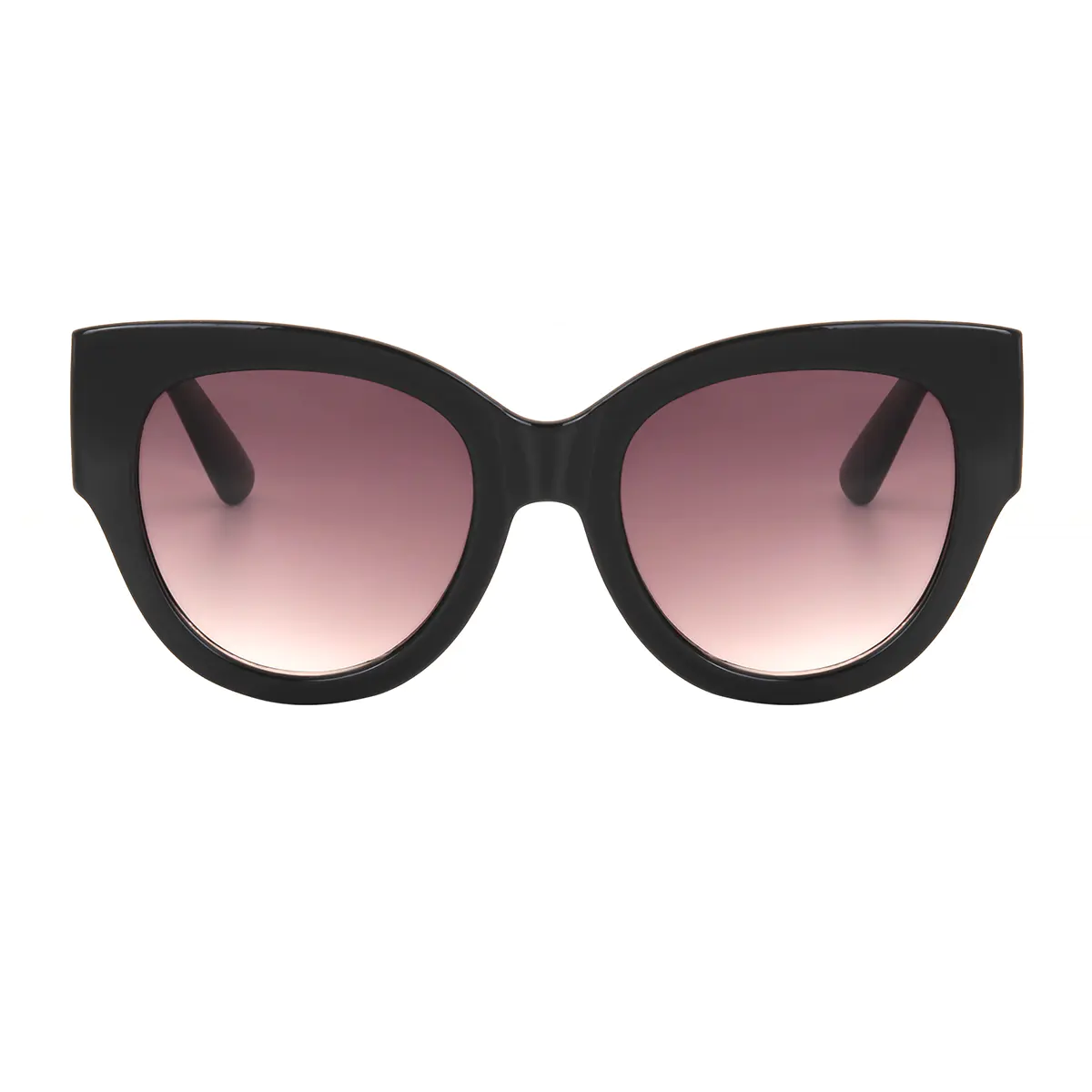 Oval Black Sunglasses