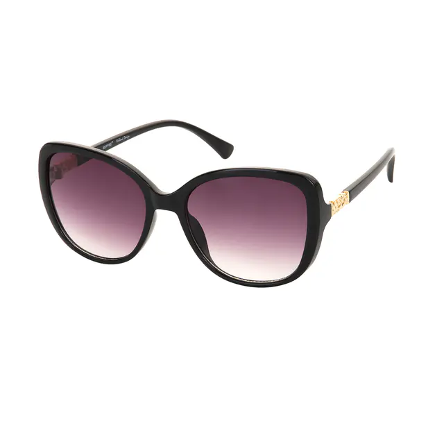 Oval Black Sunglasses