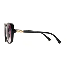 Oval Black Sunglasses