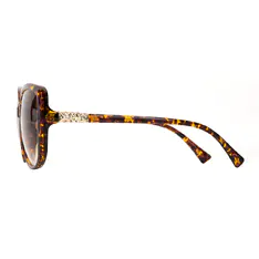 Oval Tortoiseshell Sunglasses