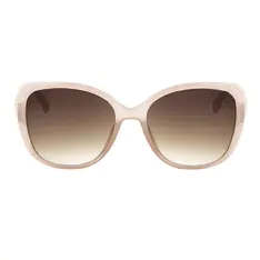 Oval Transparent Pink Sunglasses