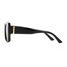 Square Matte Black Sunglasses