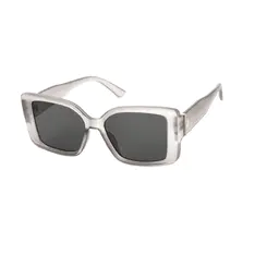 Square Matte Gray Sunglasses