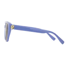 Cat-eye Transparent Blue Sunglasses