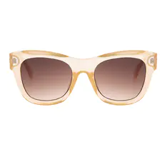 Square Light Brown Sunglasses