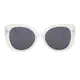 Round White Sunglasses