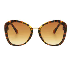 Geometric Tortoiseshell Sunglasses