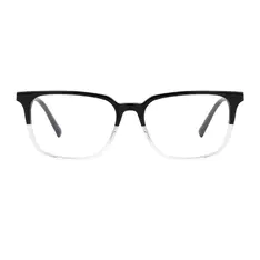 Rectangle Black/Clear Eyeglasses
