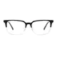 Rectangle Black/Clear Eyeglasses