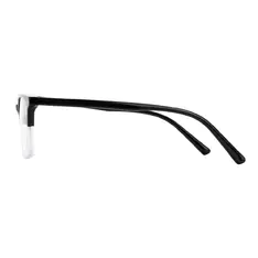 Rectangle Black/Clear Eyeglasses