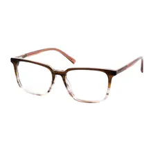 Rectangle Brown/Clear Eyeglasses