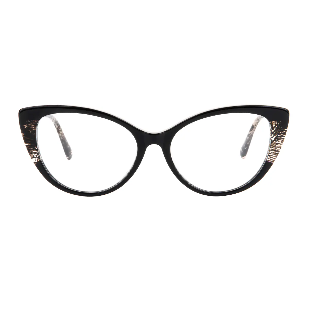 Cat-eye Black Eyeglasses