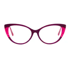 Cat-eye Purple Eyeglasses
