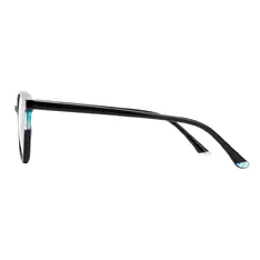 Round Black Eyeglasses