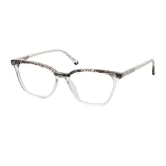 Rectangle Clear/Black Eyeglasses