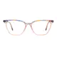 Rectangle Pink/Blue Eyeglasses
