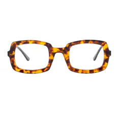 Rectangle Tortoiseshell Eyeglasses