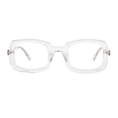 Rectangle Clear Eyeglasses