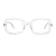 Rectangle Clear Eyeglasses