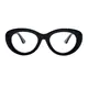 Oval Black Eyeglasses
