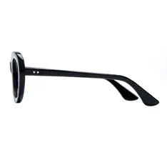 Oval Black Eyeglasses